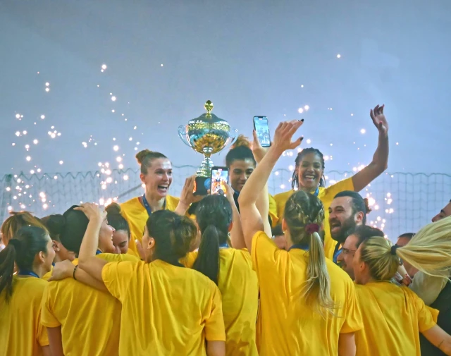 Tatiana Kulikova Aek Greek Cup Ceremony 9