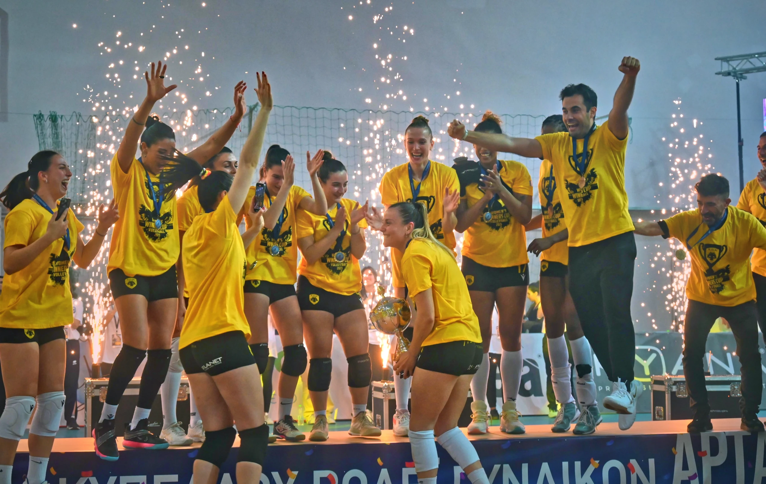 Tatiana Kulikova Aek Greek Cup Ceremony 10