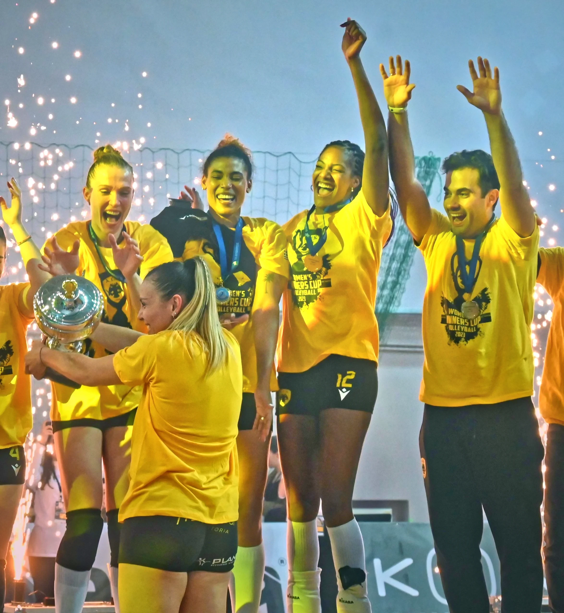 Tatiana Kulikova Aek Greek Cup Ceremony 12