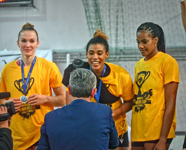 Tatiana Kulikova Aek Greek Cup Ceremony 16