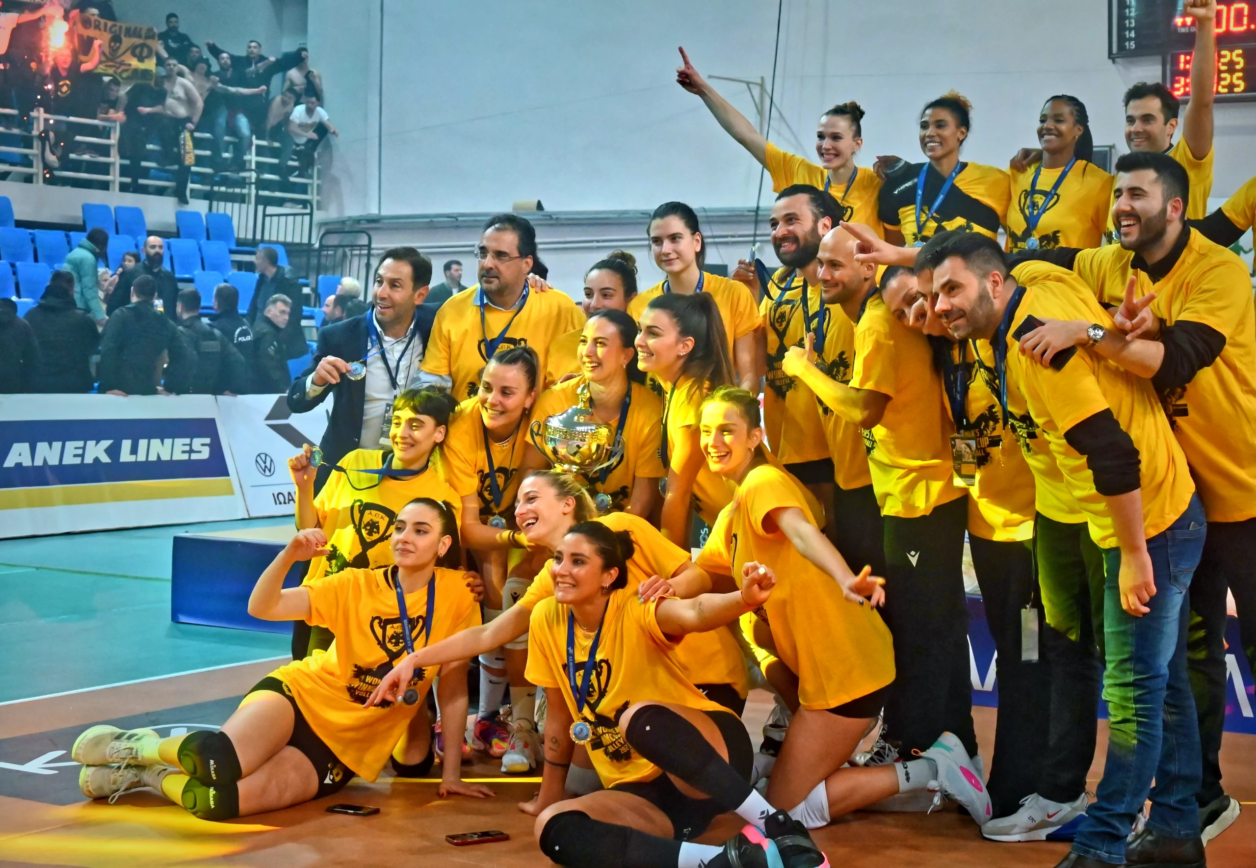 Tatiana Kulikova Aek Greek Cup Ceremony 5