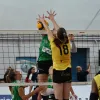 Tatiana Kulikova Mittelblockerin. AEK - PAO Endspiel Griechischer Pokal